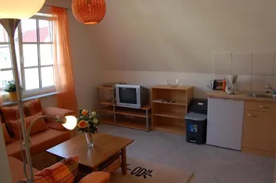 Küche/Küchenzeile in der Unterkunft Gemütliche Ferienwohnung für 4 Personen