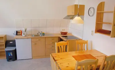 Küche/Küchenzeile in der Unterkunft Gemütliche Ferienwohnung für 4 Personen