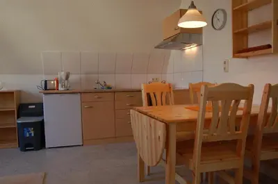 Küche/Küchenzeile in der Unterkunft Gemütliche Ferienwohnung für 4 Personen
