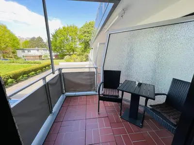 Ein Balkon oder eine Terrasse in der Unterkunft Bellevue Nr. 17