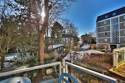 Das Gebäude in dem sich die Ferienwohnung befindet