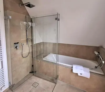 Ein Badezimmer in der Unterkunft Villa Kleine Auszeit