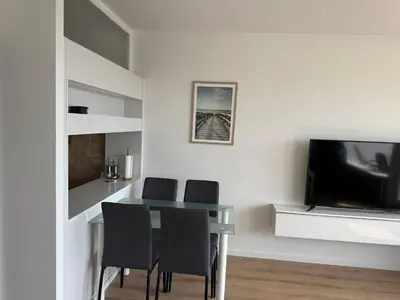 TV/Unterhaltungsangebot in der Unterkunft Ostsee Apartment mit Meerblick