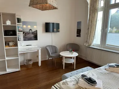 Küche/Küchenzeile in der Unterkunft Villa Pension Strandhaus - adults only