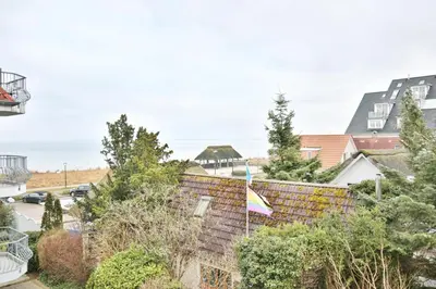Das Gebäude in dem sich die Ferienwohnung befindet