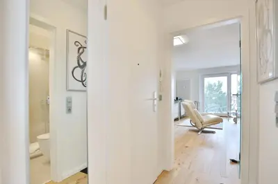 Ein Badezimmer in der Unterkunft Strandschlößchen Strandschlösschen Appartement 27
