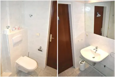 Ein Badezimmer in der Unterkunft Haus OstseeBrise