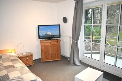 TV/Unterhaltungsangebot in der Unterkunft Ostseeallee 12 Ferienwohnung Nr 08