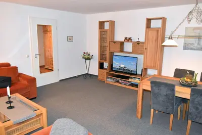 TV/Unterhaltungsangebot in der Unterkunft Ostseeallee 12 Ferienwohnung Nr 08
