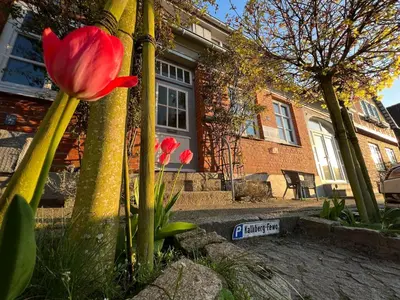 Ein Garten an der Unterkunft Kalkberg Ferienwohnungen