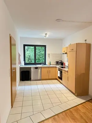 Küche/Küchenzeile in der Unterkunft Unterkunft bei Lübeck - Zentral an der A1 - Parkplatz - Terrasse