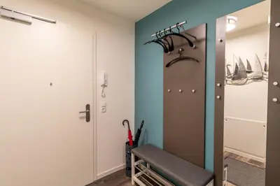 Das Fitnesscenter und/oder die Fitnesseinrichtungen in der Unterkunft Neue Liebe Haffkrug 4