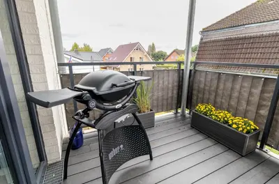 Ein Balkon oder eine Terrasse in der Unterkunft Neue Liebe Haffkrug 4