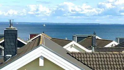 Ein allgemeiner Meerblick oder ein Meerblick von der Ferienwohnung aus