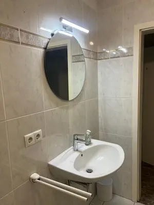 Ein Badezimmer in der Unterkunft Dünenhaus Souterrain