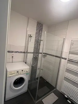 Ein Badezimmer in der Unterkunft FeWo Dana