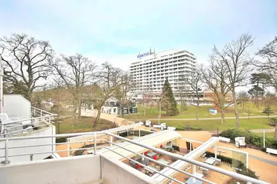 Das Gebäude in dem sich die Ferienwohnung befindet