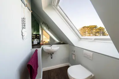 Ein Badezimmer in der Unterkunft Ferienwohnung Coasty - Timmendorfer Strand