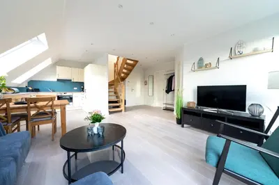 TV/Unterhaltungsangebot in der Unterkunft Ferienwohnung Coasty - Timmendorfer Strand