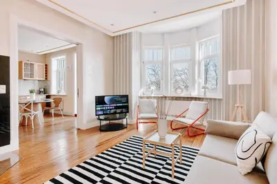 TV/Unterhaltungsangebot in der Unterkunft 3-Zimmer-Wohnung 