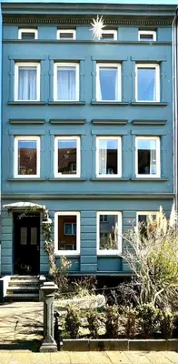 Das Gebäude in dem sich die Ferienwohnung befindet