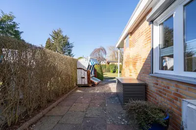 Ein Garten an der Unterkunft Ferienwohnung 