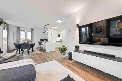 TV/Unterhaltungsangebot in der Unterkunft Ferienwohnung Strandnest Rosenhagen bei Travemünde