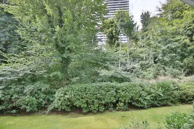 Ein Garten an der Unterkunft Domizil Strandallee 30 Appartement 8 Casa Bolz
