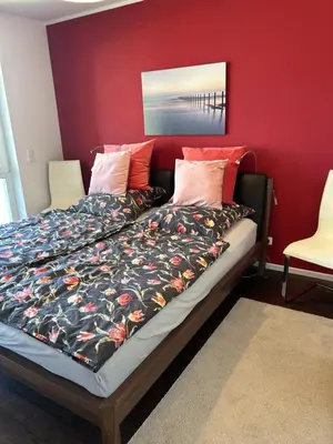 Ein Bett oder Betten in einem Zimmer der Unterkunft Hering