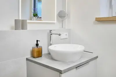 Ein Badezimmer in der Unterkunft My Baltic Sea - Ferienwohnung Sea Salt