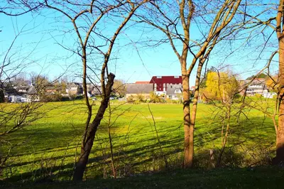 Ein Garten an der Unterkunft Perle 2 Niendorf