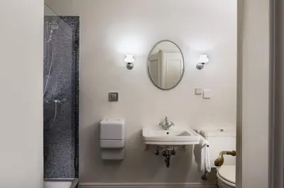 Ein Badezimmer in der Unterkunft Ferienhaus Golfpark