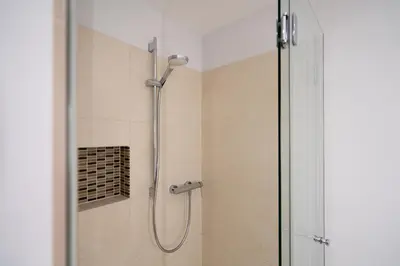 Ein Badezimmer in der Unterkunft Ferienwohnung 