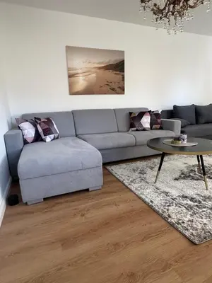 Ein Sitzbereich in der Unterkunft FEWO Relax 1