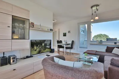 TV/Unterhaltungsangebot in der Unterkunft Gorch Fock Ring Balticview Appartement 20