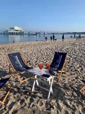 Ein Strand an oder in der Nähe der Ferienwohnung