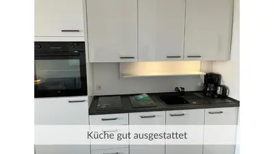 Küche/Küchenzeile in der Unterkunft Deck 29