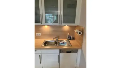 Küche/Küchenzeile in der Unterkunft Strandlust 28