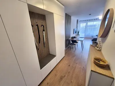 Grundriss der Unterkunft Meerzeit Apartment mit Terrasse & Parkplatz