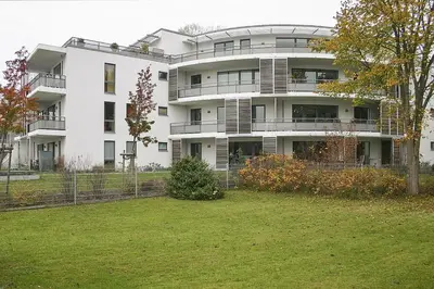 Ein Garten an der Unterkunft Residenz Wohnen am Meer Wohnen am Meer Appartement 07