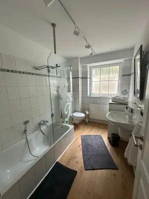 Ein Badezimmer in der Unterkunft Sandy Coast Apartment Souterrain
