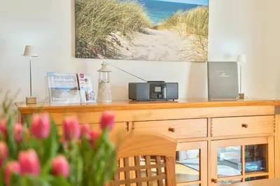 Küche/Küchenzeile in der Unterkunft Strandallee 150a Timmendorfer Strand