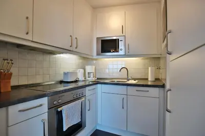 Küche/Küchenzeile in der Unterkunft Carpe Diem Appartement 189