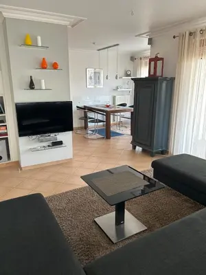 Küche/Küchenzeile in der Unterkunft Strandnahe Ferienwohnung
