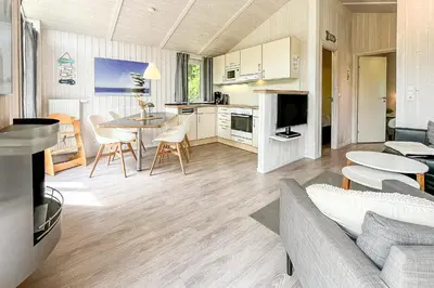 Küche/Küchenzeile in der Unterkunft Pulverhorn - Dorf 4 Ferienhaus 01