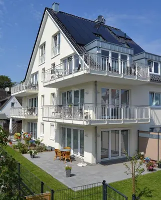 Das Gebäude in dem sich die Ferienwohnung befindet