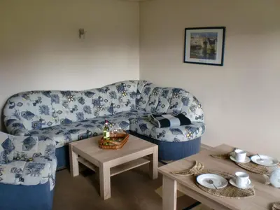 Ein Sitzbereich in der Unterkunft Ferienhaus Dorit & Rüdiger Fahl