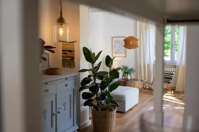 Grundriss der Unterkunft Ferienhaus Kleine Freiheit am Badesee