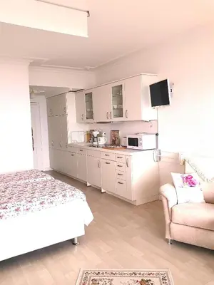 Küche/Küchenzeile in der Unterkunft Seeseite - Romantik - Apartment
