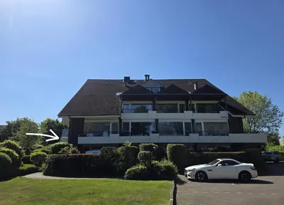 Das Gebäude in dem sich die Ferienwohnung befindet